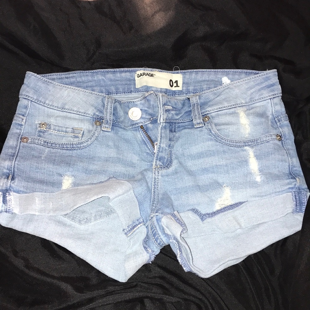 Garage jean shorts